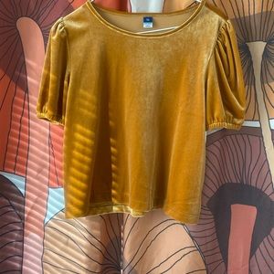 NWT OLD NAVY faux velvet top